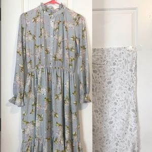 Women Long sleeve Floral Maxi Dress